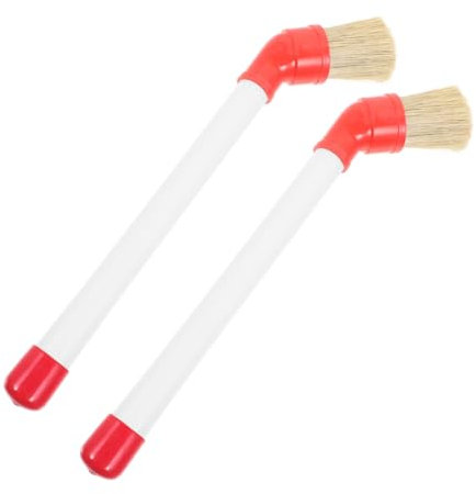TOPPERFUN 2piezas Cepillo De Limpieza De Ángulos Cepillo para Limpiar Llantas para Limpieza De Vehículos Uso Coches y Llantas