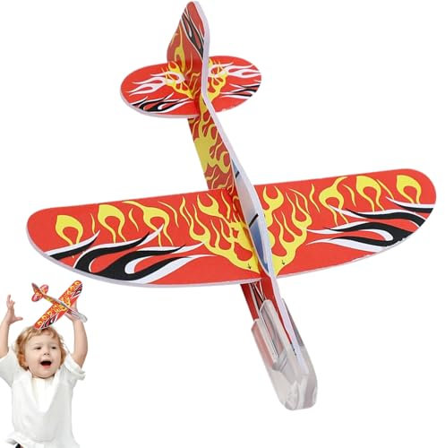 Aliante in schiuma - Aerei in schiuma per 10 pezzi - Costruzione elicottero aereo portatile per interni esterni, , classe spiaggia, giardino, festa