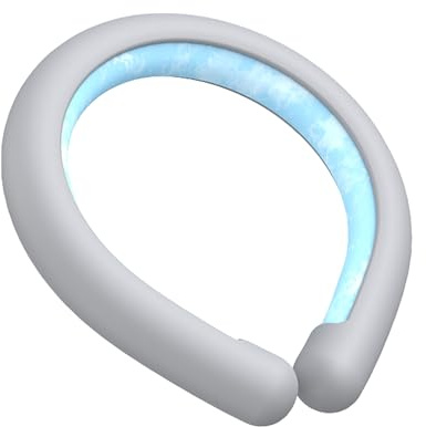 Neck Cooling Tube,Portable Cooling Neck Ring, Summer Necks Hanging Ice Pack for Heat Relief, Muscle Recovery & Soothing - Ideal for Outdoor, Travel, Sports & Commuting (Gray)