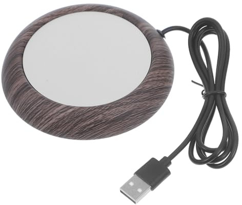 WEKADRIN Chauffe-Tasse USB pour Bureau Chauffage Électrique Sûr et Portable Tapis Chauffant Compact Compatible Mugs et Tasses Surface Facile à Nettoyer Maison et Travail