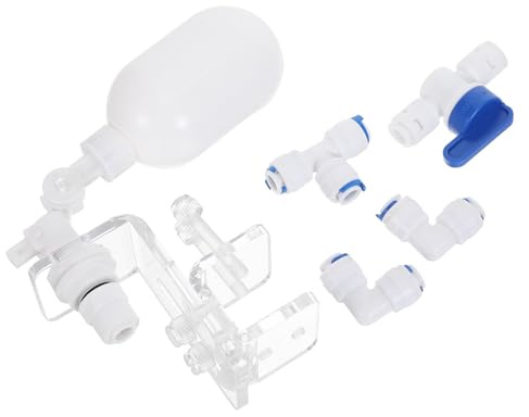 NIYANGLE Valvola Galleggiante Automatica Funzionamento senza Mani con Controllo Regolabile per Cambio Acqua, Plastica 13x13x4 Cm per Acquario Compatibile con Purificatori