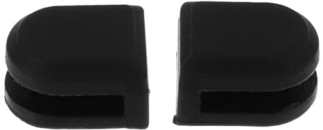 Coussin Anti-collision pour Platine Vinyle en Silicone Noir 2 Pcs | Compatibilité, Maintient le Disque Plat, Accessoire pour Tourne-disques et Lecteur Vinyle