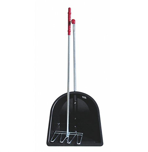 Kerbl Kratzer für Mistboy 75 cm, Metall, Multi-Purpose Shovel/Spade Hybrid, Schwarz