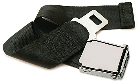 Certificato di sicurezza E4 regolabile 7 – 61 cm aereo cintura di sicurezza Extender – compatibile con tutte le compagnie aeree tranne Southwest – Custodia in velluto inclusa