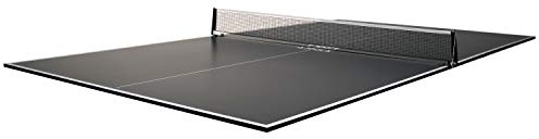 JOOLA Table Tennis Conversion Top with Net Set - Full Sized MDF Ping Pong Table Top for Pool Table - Quick Assembly with Foam Backing to Protect Billiard Table