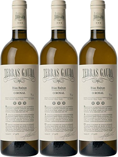 Vino Blanco Terras Gauda Albariño 750 ml - Pack de 6 botellas - 4500 ml