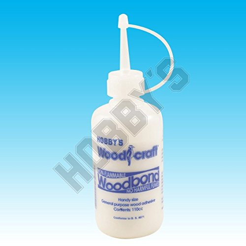 Woodbond Adhesive: Hobby's Woodcraft Non-Flammable PVA Glue 110ml