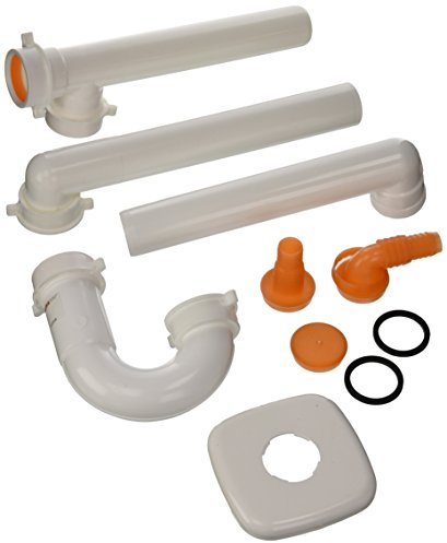 Waterful T3178009 Sifone Salvaspazio Lira a S 1 Vasca 1 1/2 X 40 mm, per Cucina