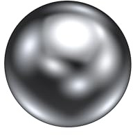 INTERDECO Gardinenstangen Endstücke Kugel, aus Metall, Chrom, für Vorhangstangen 20 mm und Innenlaufstangen, Typ 1120136, 2 Stück
