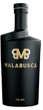 Malabusca Gin 700 ml - Ginebra Española del Año Asian International Competition y Medalla de Plata en Londres y San Francisco Botella Ginebra Premium. SIN caja individual