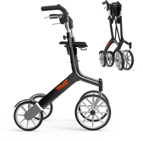 Trustcare Let's Go Out, Rollator, Schwarz/Schwarz