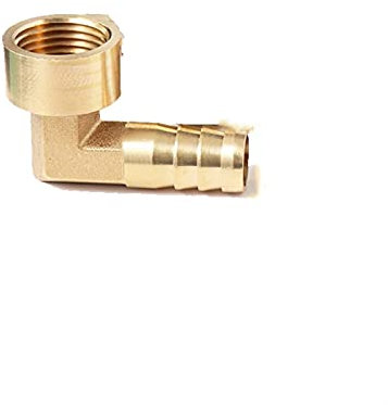 Geeyu ZHaonan- Messingschlauch, 8mm 10mm 12mm 14mm 16mm Schlauchkupplung Stecker, 1/4 1/3 1/2 Innengewinde BSP Elbow Messing Barbed Rohrverschraubung, Wasserschlaucharmaturen