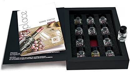 TASTERPLACE Aroma Set – Vino Tinto – Spanish Language – for Sommeliers – for Wine Lovers – Tasting Tool