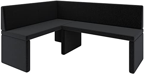 Eckbank Akiko Corner Bench - Eckbankgruppe für Ihrem Esszimmer, Küche modern, Sitzecke, Essecke. Perfekt für Küche, Büro und Rezeption. Solide und Starke Verarbeitung. (INARI 100, 142x196cm Links)