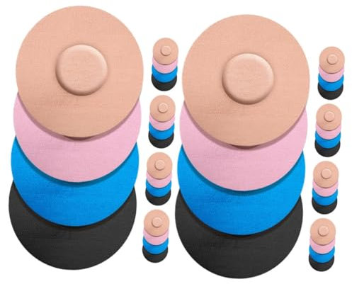 Beaupretty 40 Stk Sensorpatch hautfreundliche Sensoraufkleber runde Sensoraufkleber Flecken sportgeräte sportzubehör Patches für Fitnesssensoren Aufnäher für den Sport elastischer Stoff