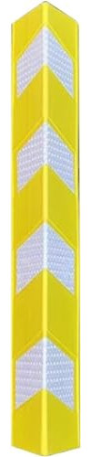BTZHY Protectores de Esquinas de Pared para estacionamiento, columnas de protección de Pared de Garaje Reflectantes, adecuados para talleres y talleres, 16 Piezas