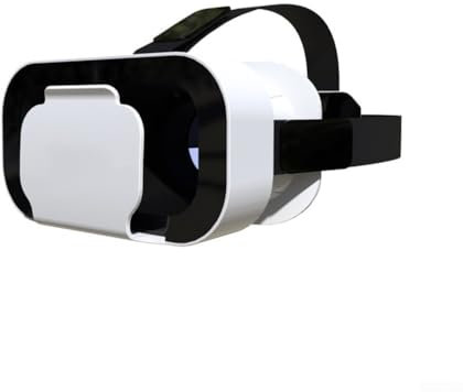 Besttoolifes Immersive VR Glasses for mobile with Adjustable Lenses for 3D Virtual Reality Gaming and Movies, Lightweight ABS Design for Comfort, Fits 4.7 to 6.5 Inch Smartphones