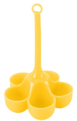 Eierkocher aus Silikon - Egg Steamer Rack mit hitzebeständigen Silikongriffen - Waschbarer Silikon-Eierbecher, Wilderei für Eier, kochender Dampfgarer für Herd