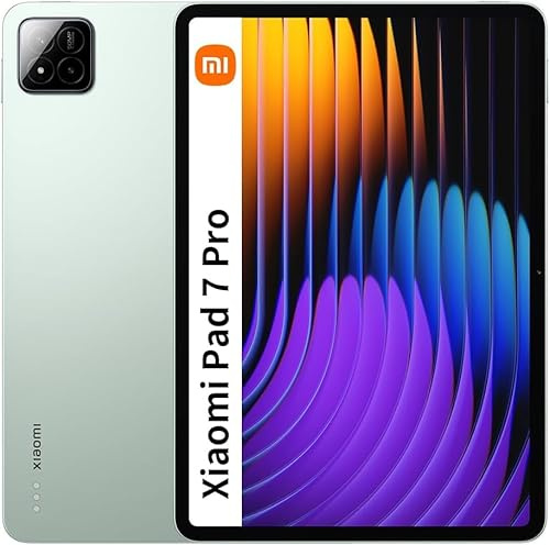 Xiaomi Pad 7 Pro Ai WiFi versión global (sin llamadas ni mensajes de texto) 11,2 pulgadas 3.2K 144Hz 8850mAh Bluetooth 5.4 cuatro altavoces 50 Mp cámara modelo 24091RPADG (verde, 512GB + 12GB)