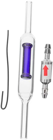 MAGICLULU 2 Pezzi Valvola di Controllo in Acciaio Inossidabile valvole di ritegno unidirezionali valvole di Arresto della Pompa dell'Aria valvole di ritegno della Pompa dell'Aria Bicchiere