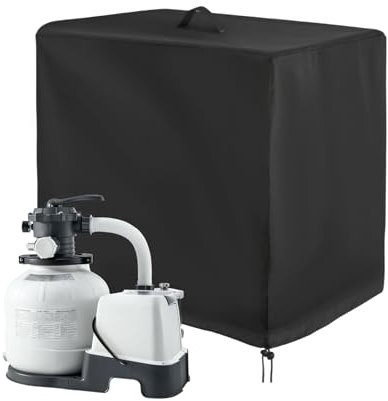 Pool -Sandfilterpumpeabdeckung, Poolfiltersandzylinderabdeckung, Außenwasserdicht oberhalb der Erdschutzabdeckung für Gartenpumpe, geeignet für den meisten Sandfilter auf dem Markt