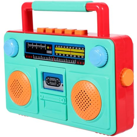 HONITANO Radio Falsa para Niños de Abs Ligera Fina Fabricación, Juguete Educativo Desarrollo Temprano y Entretenimiento Infantil Color Aleatorio
