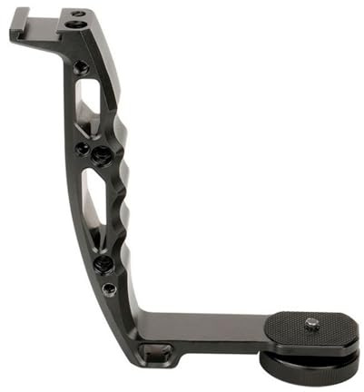 Aluminum Alloy Handheld Camera Stabilizers Handle With Cold Shoe 1/4 Screw Mount For -S 2 Gimbals Camera Stabilizers Handle With Cold Shoe Mount
