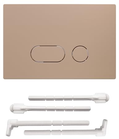 ACESOME Für Geberit Betätigungsplatte Sigma 01 Sigma10 Sigma20 Sigma21 Sigma30 Sigma50 Sigma60, Drückerplatte Plastik für 2-Mengen-Spülung (Khaki)
