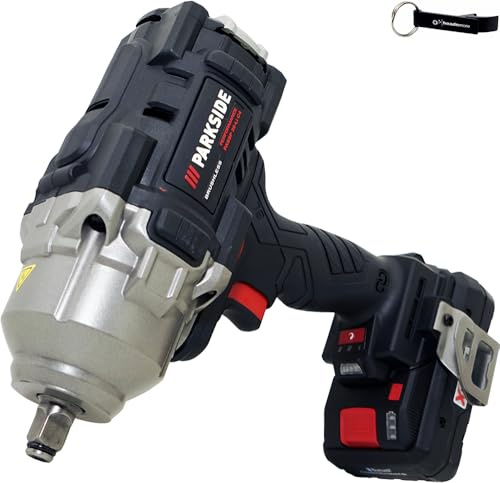 HEADNMORE® Bundle - PARKSIDE PERFORMANCE® Avvitatore a batteria PASSP 20-Li C4 incluso con batteria Smart 4Ah + portachiavi