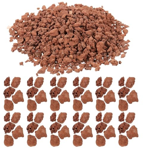 Ciieeo 1 Bag of Microlandscape Layout Rock for Miniature Garden Decoration Fine Workmanship and Lifelike Appearance, for Fish Tank and Garden Scenery, 60g Natural Small Stones