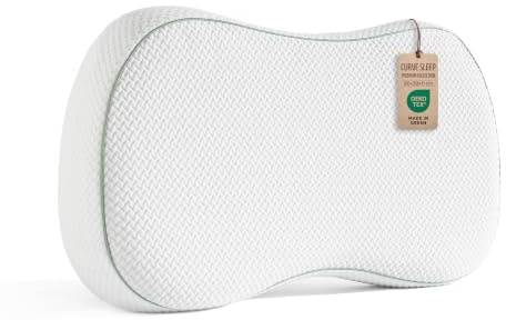 MEFOPILO Komfort Nackenkissen Memory Foam Kopfkissen Orthopädisches Schlafkissen Ergonomisches Visco Kissen für Seiten- und Rückenschläfer Nackenstützkissen Komfortschlaf Kissengröße 60X38X11