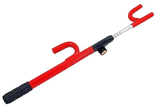 Neilsen CT1716 Steering Wheel Lock - Heat Treated Steel, Automatic Locking System, Brass Cylinder Lock with 2 Keys