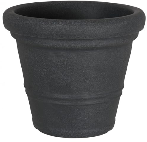 Geli Pflanztopf Milano Ø 40 x 32 cm anthrazit KunststofftÃƒ¶pfe