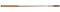 Covalliero Kerbl Springgerte Cognac, 65 cm mit Ledergriff, mit Klatsche Gerte
