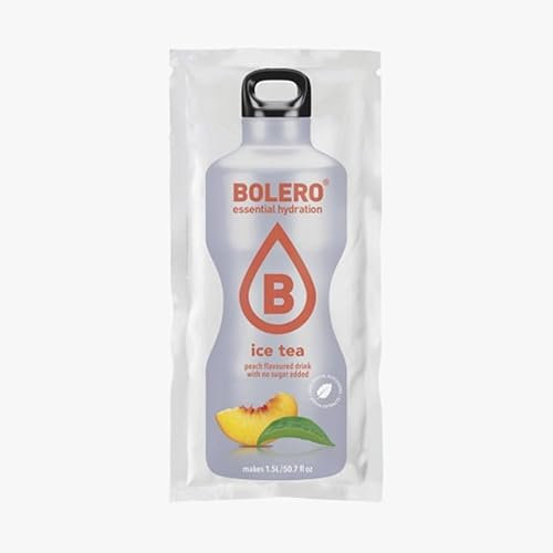 [SPED.EXPRESS FREE] Bolero Drink The PESCA (Ice Tea) - 48 bustine da 9 grammi - con Stevia e Vitamina C e Senza Zucchero + OMAGGIO - NT INTEGRATORI
