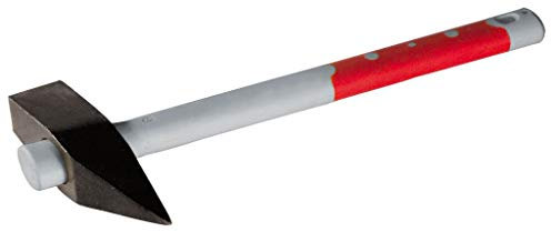 TALIAPLAST - Marteau de maçon 1,250kg manche en Plastique à renfort de verre Silver