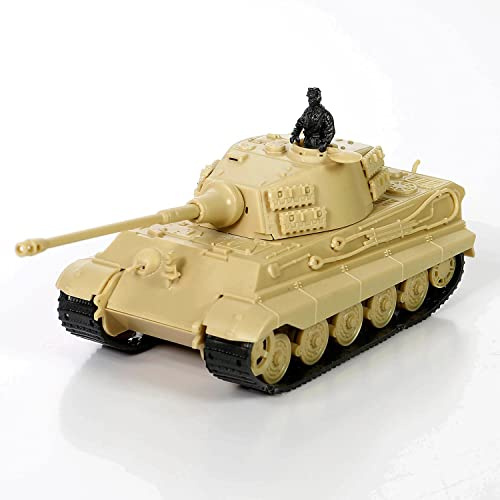 Forces of Valor 1:72 Dt. Königstiger Hen. Ardennen 1944 - Standmodell, Modellbau, Diorama Modell, Militär Modellbau, Plastik Bausatz, Sand