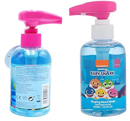Pinkfong Baby-Shark-Lied singende Flüssigseife, 250 ml