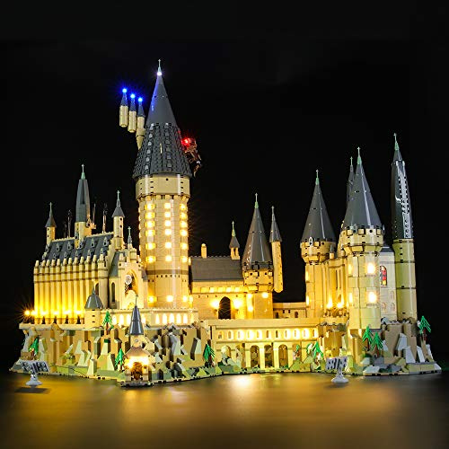 BRIKSMAX Led Beleuchtungsset für LEGO Harry Potter Schloss Hogwarts,Kompatibel Mit LEGO 71043 Bausteinen Modell - Ohne Lego Set
