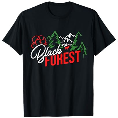 Schwarzwald Black Forest Bollenhut Wandern Souvenir T-Shirt