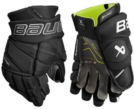 BAUER Vapor 3X Pro Glove Junior, storlek:10 Zoll, färg:schwarz/weiß