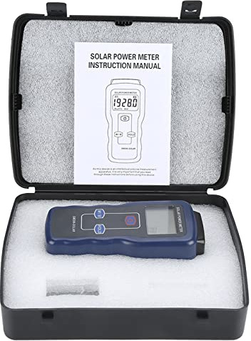 Digitales Handheld-Uv-StäRke-SonnenlichtmessgeräT, W/M² und Btu Solarleistungsmesser, SonnenlichtstrahlungsmessgeräT für Meteorologie, Landwirtschaft, Physikalische und Optische Experimente Usw