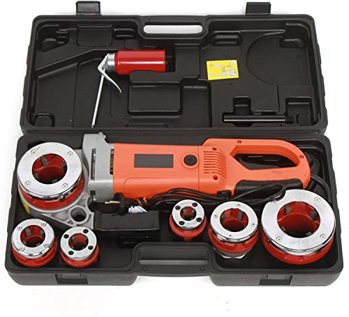 Kit filettatrice elettrica per tubi Macchina filettatrice elettrica per tubi Set filettatrice elettrica per tubi manuale Kit di filettatura Filettatrice elettrica per tubi Maschiatura Set di fustell