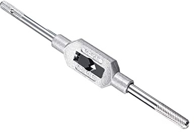 CoCud Taraud Clé Poignée Apte M1-M12 W1/16-1/2 Tarauds Dimension | Aluminium Alliage, Outil Acier Réglable Simple Fin Clé Taraudage Main Outil, pour Tapoter Opérations