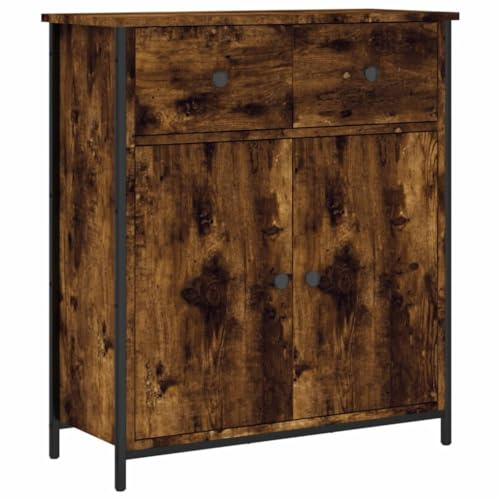 vidaXL Aparador de Madera de ingeniería Roble Ahumado 70x30x80 cm