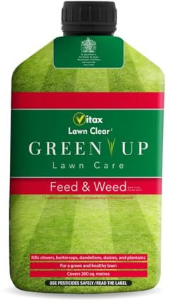 Lawn Clear Feed & Weed Liquid, Control Of Many Common Broad-leaved Weeds In Lawns (1L Feed & Weed Liquid)