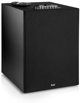 Teufel Concept 12 Subwoofer mit Bluetooth und Integrierter AV-Receiver | 300-mm-Tieftöner, HDMI ARC CEC, USB-C, 5.1 USB Soundkarte, extrem tiefen Kickbass bis 22 Hz