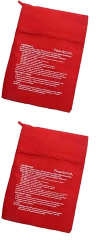 PETSOLA Bolsa para en Microondas, Bolsa para Asar, Bolsa para Cocinar en Microondas, Bolsa para Al Horno, tal como se describe, M