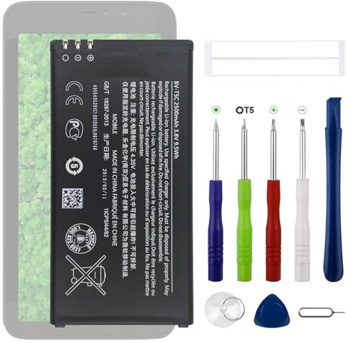 Swark Neu BV-T5C Ersatz Akku Kompatibel mit Microsoft Nokia Lumia 640 LTE Dual SIM mit aktualisiertem Reparaturwerkzeugsatz