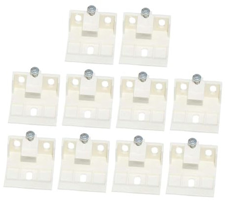 DimyFew 10x Folding Blind Support Frame Shade Brackets for Stanard Pull Cord 3/4 Pleated and Cellular Shades Mount Bracket Holder